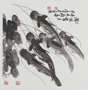 《游必有方》中国画68×68CM